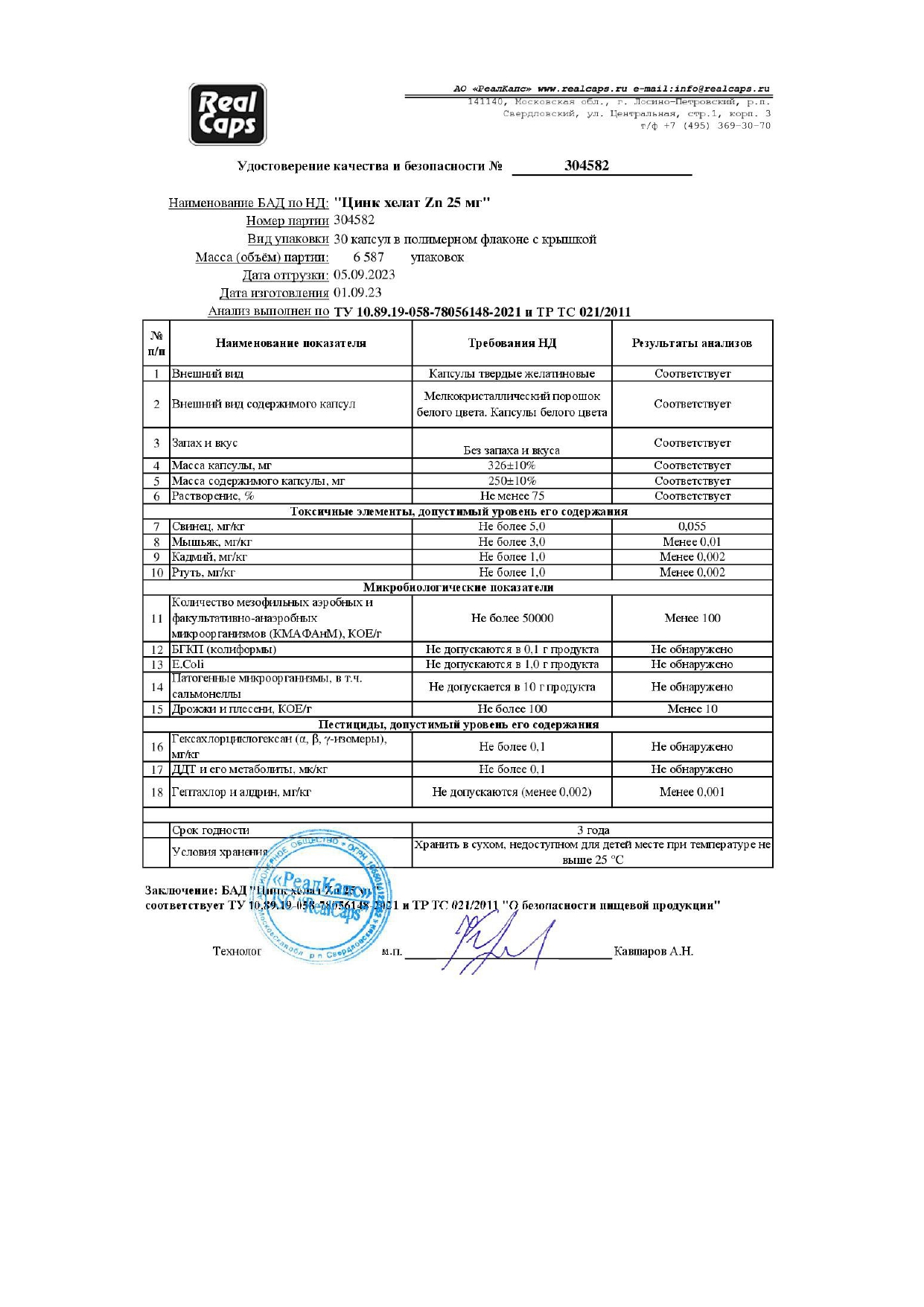 Паспорт №092023